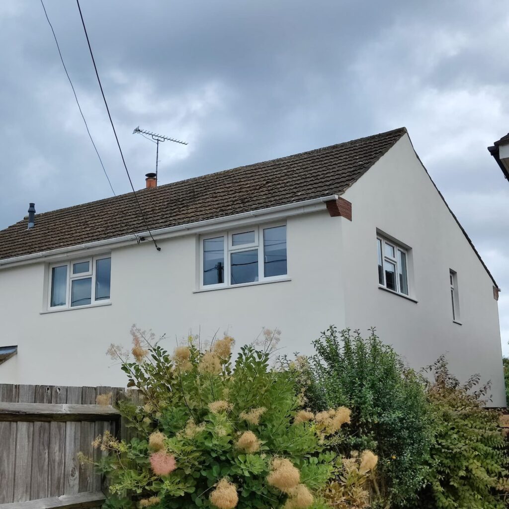 Rendered house exterior with a tidy roofline
